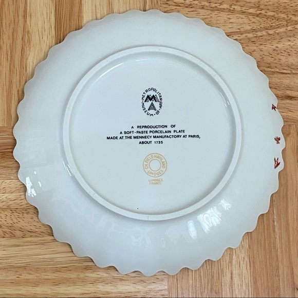 Vintage Limoges France Metropolitan Museum of Art Soft Paste Porcelain Plate - Picture 5 of 11